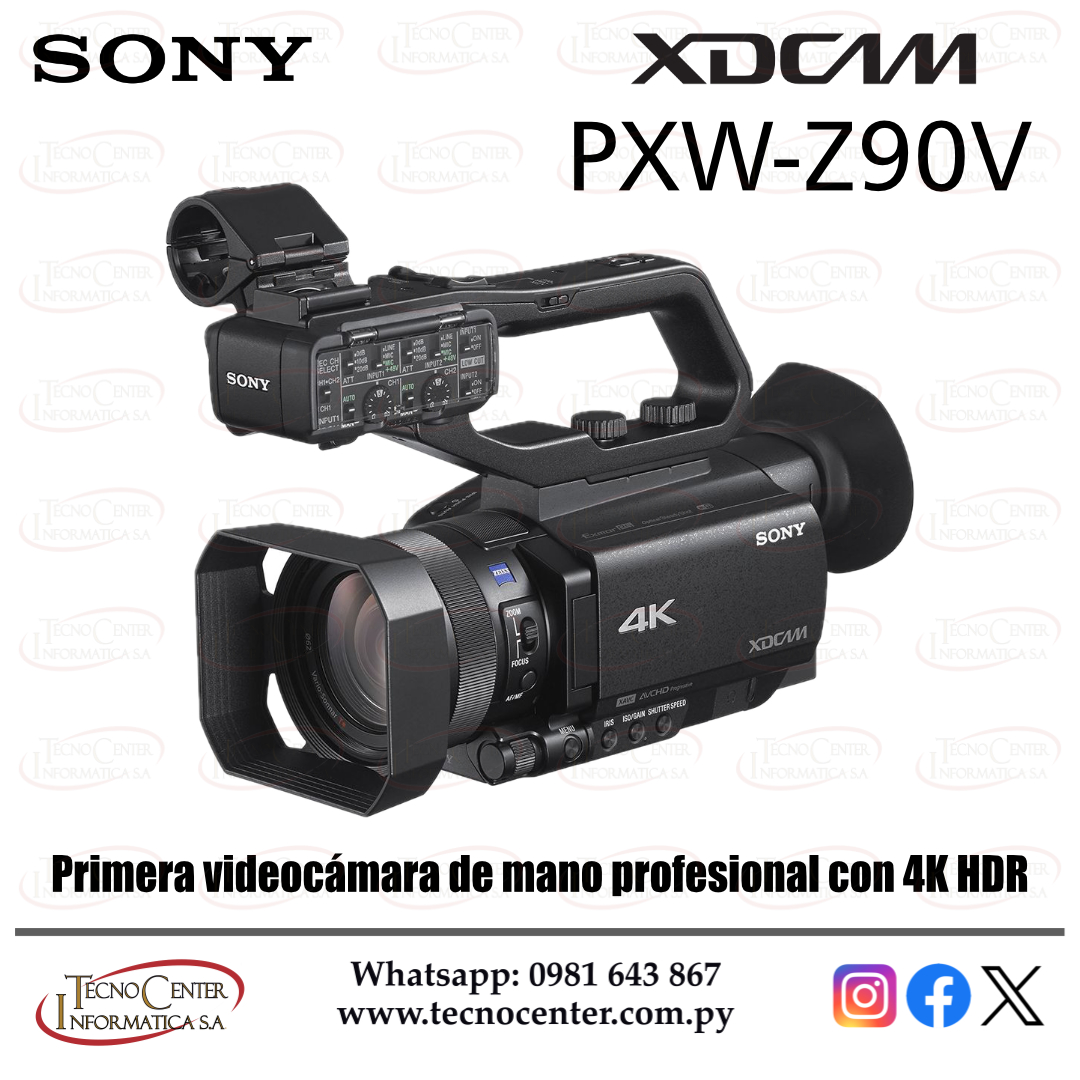 Filmadora Sony XDCAM PXW-Z90V 4K HDR